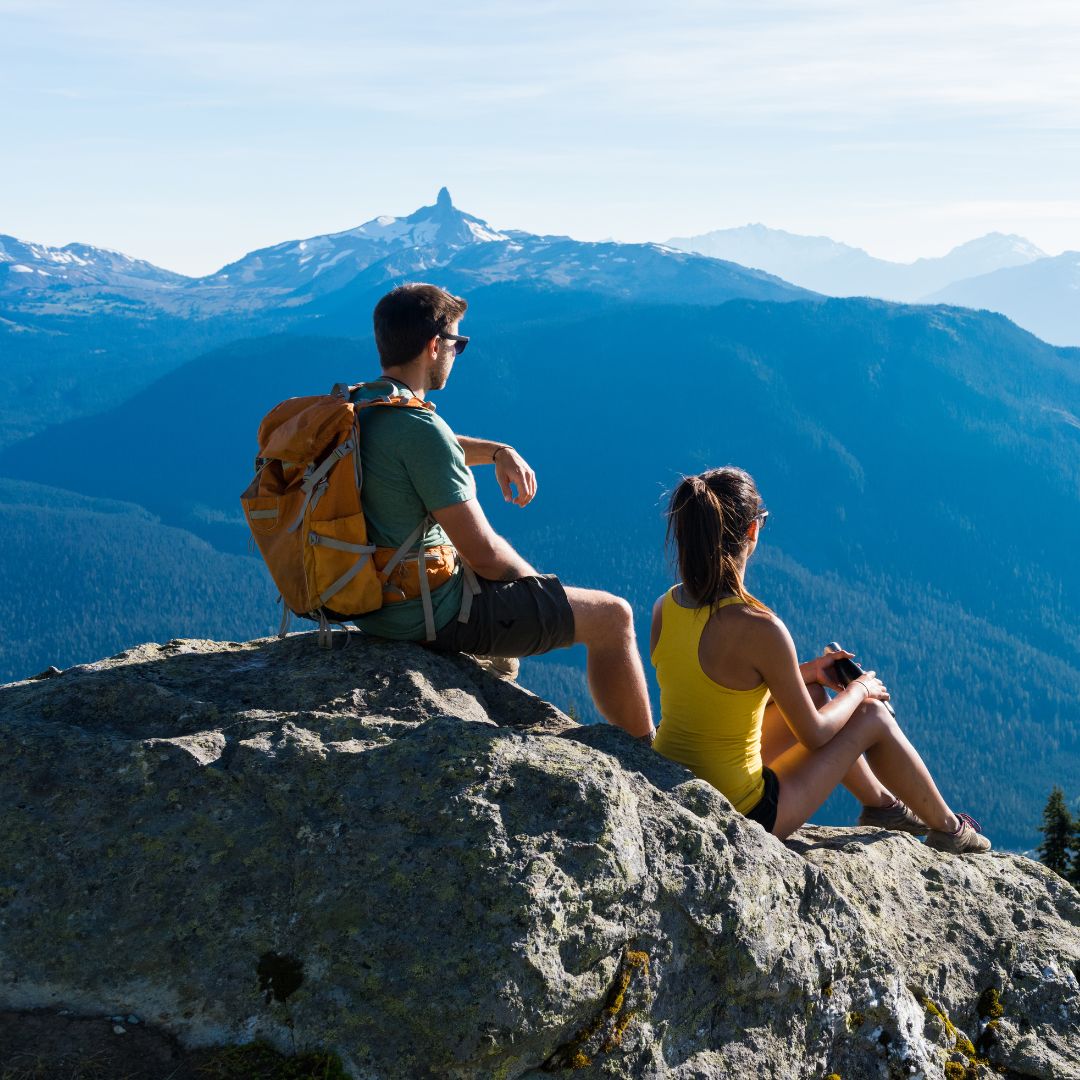 img of a couple on a hike