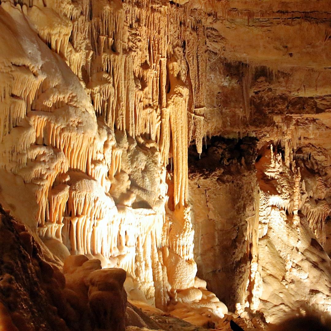 Image of the inside of a Cavern with rock formations