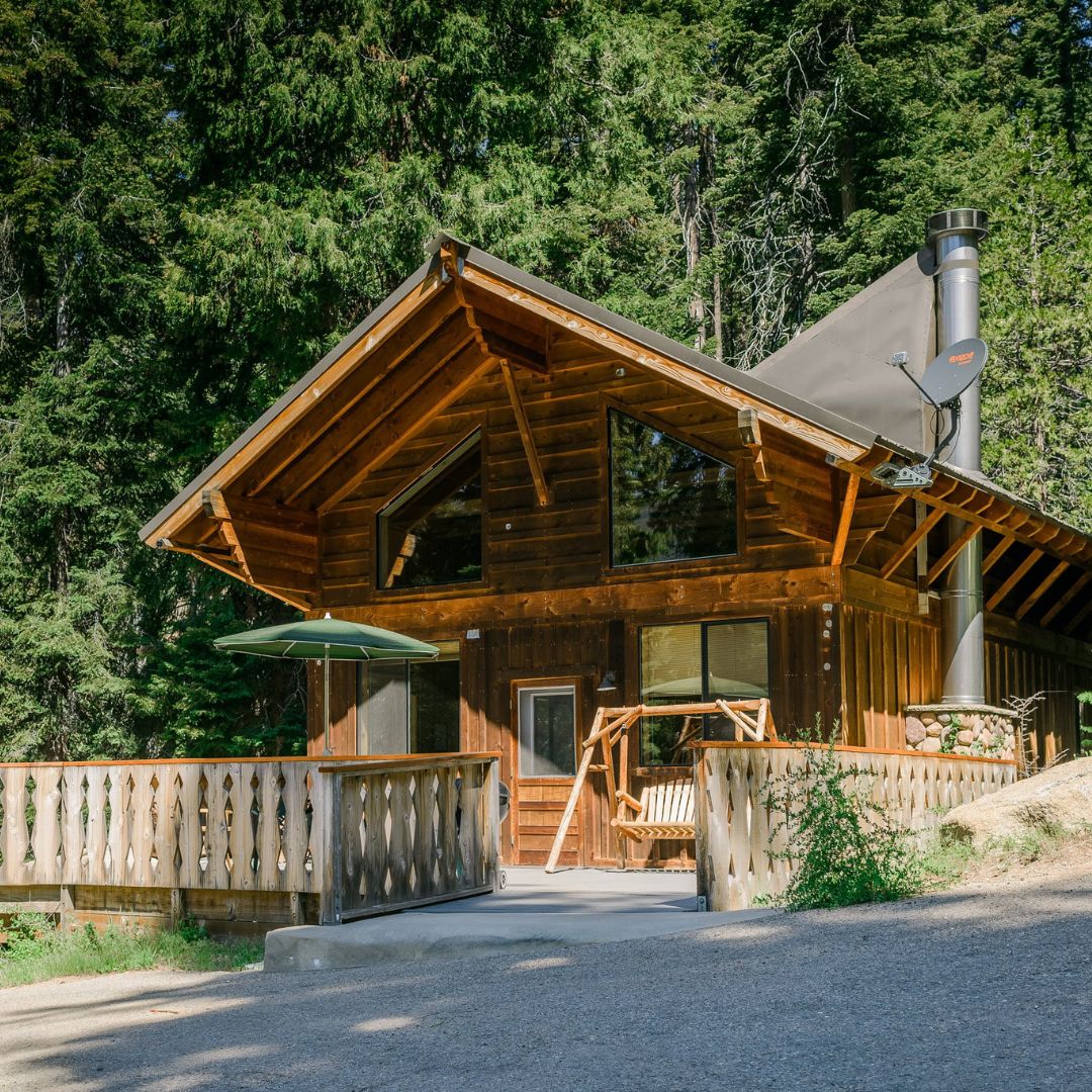cabin in mountains