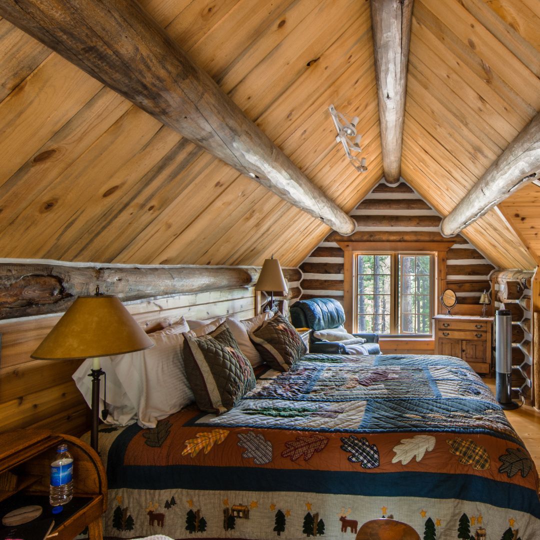 cabin in mountains